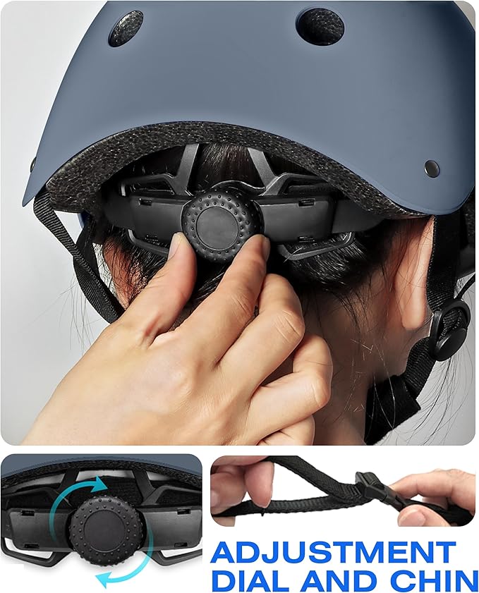 Kids Bike Helmet, Adjustable and Multi-Sport, from Toddler to Youth, 3 Sizes