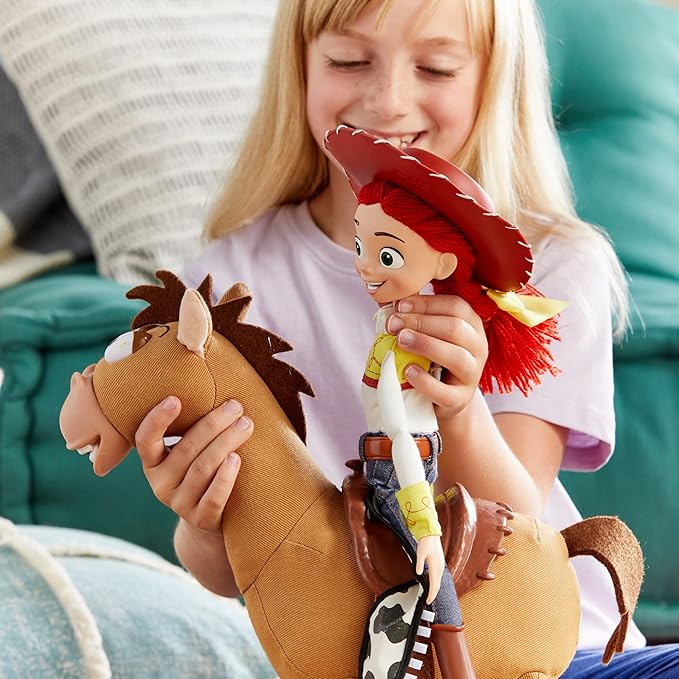 Disney Store Official Talking Action Figure from Toy Story, Features Sounds and Phrases from The Movies, Interacts with Other Figures and Toys – Bullseye