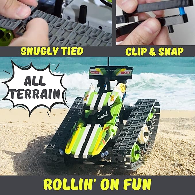 Kididdo Remote Control Cars Robot Building Kit Educational Toys for Age 8-13 Fun STEM Toys for Kids 3-in-1 RC Car Kit to Build Cool Building Blocks Set Birthday Gift for 8 9 10+ Year Old Boys