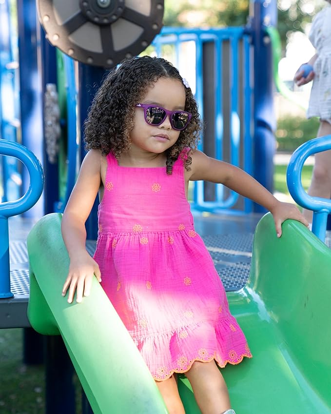 Sunnies Shades Kids Sunglasses, Toddler Sunglasses - Polarized UVA and UVB Protection, Anti-Slip Frame for kids.
