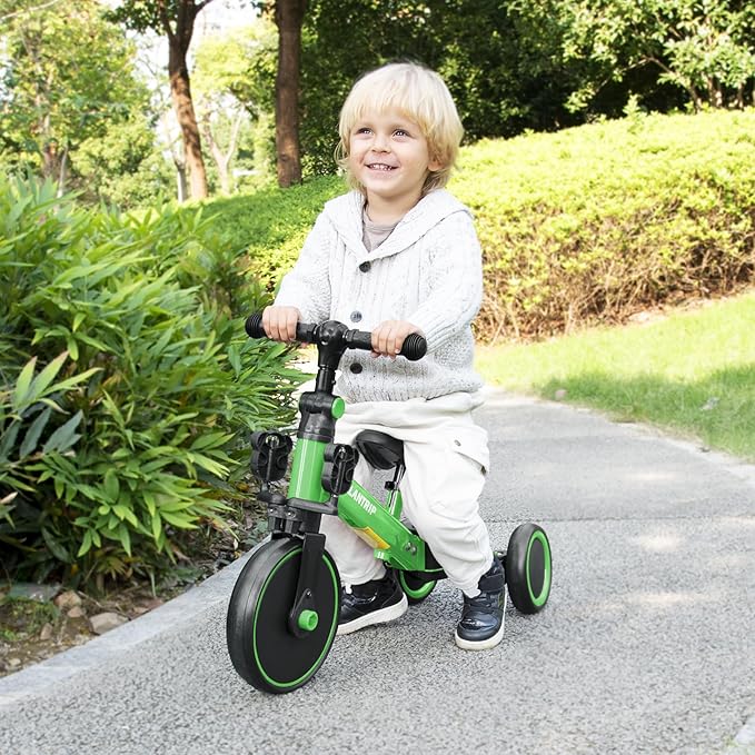 Elantrip 5 in 1 Balance Bike for 1 to 3 Years Old Kids,Toddler Tricycle Kids Trikes Tricycle, Best Toys for Boy & Girl, Balance Training,Adjustable Seat and Removable Pedal