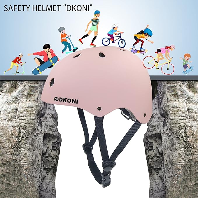 Kids Bike Helmet, Adjustable and Multi-Sport, from Toddler to Youth, 3 Sizes