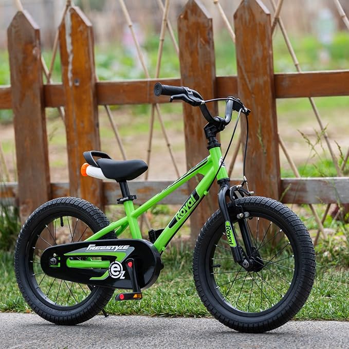 RoyalBaby Kids Bike EZ Balance to Pedal Dual Handbrake Toddlers Boys Girls Bicycle 12-20 Inch for Age 3-10 Years