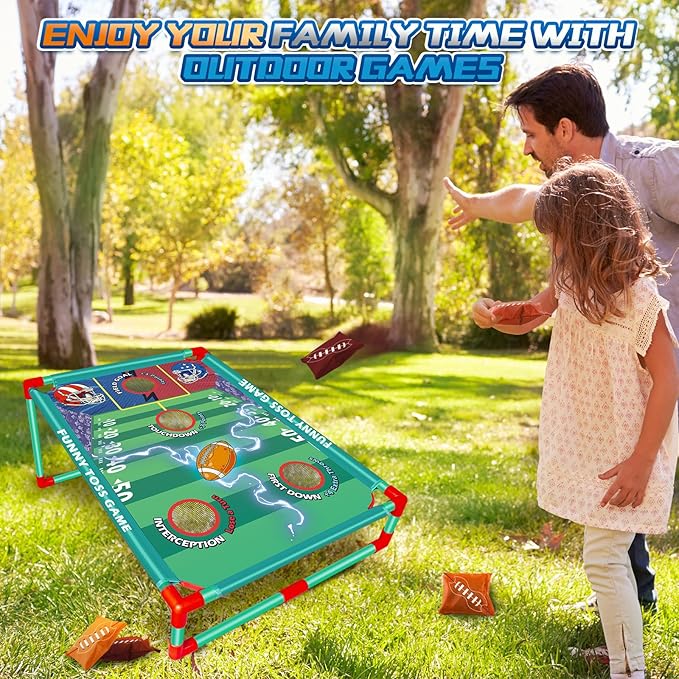 Bean Bag Toss Game for Kids,Outdoor Game for Kids,Family Party Game Birthday Christmas Outdoor Activities
