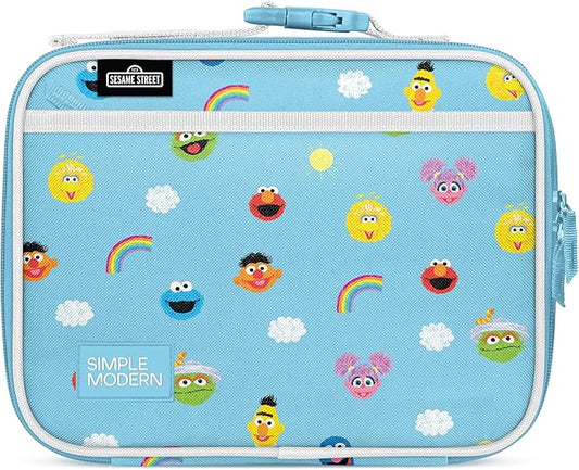 Simple Modern Sesame Street Kids Lunch Box for School | Reusable Insulated Lunch Bag for Toddler, Girl, and Boy | Exterior & Interior Pockets | Hadley Collection | Sesame Street Pals