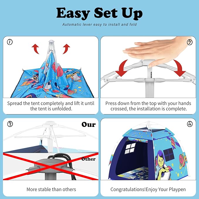 Outdoor Multi-Purpose Play House for Toddlers-Easy to Set up and Pop up Play Tent with Tunnel and Playhouse Kids Indoor Outdoor, Outdoor/Indoor Kid's Pop Up Play House, Gift for Toddlers(Cat)