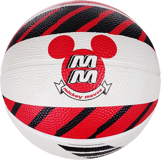 Disney Mickey Mouse Basketball Size 6, Indoor and Outdoor Game Youth Sports Ball for Boys and Girls