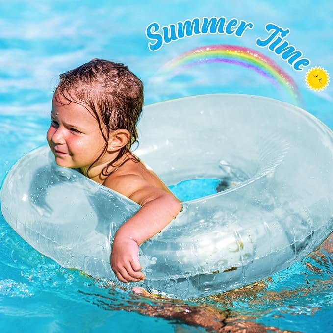 8 Pcs Large Inflatable Pool Float 36 Inches Swimming Ring Pool Floats Adult Inflatable Tube for Summer Vacation Beach River Bachelorette Wedding Party Supplies