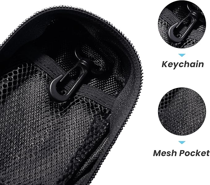 Bike Seat Bag - Bicycle Saddle Bag Under Seat Cycling Accessories Storage Pouch Wedge Pack for Mountain & Road Bike - Black