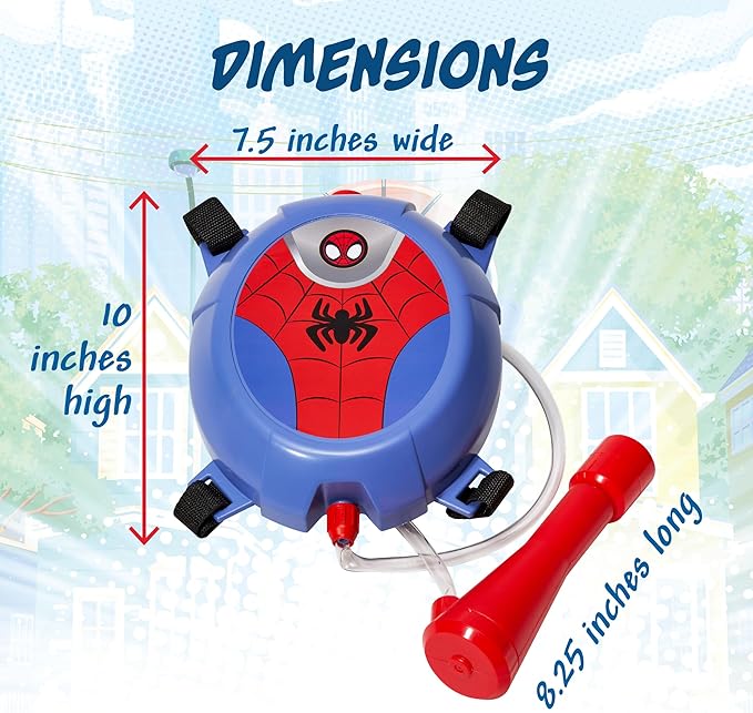 Spiderman Water Backpack Water Toy, Outdoor Water Blaster for Kids