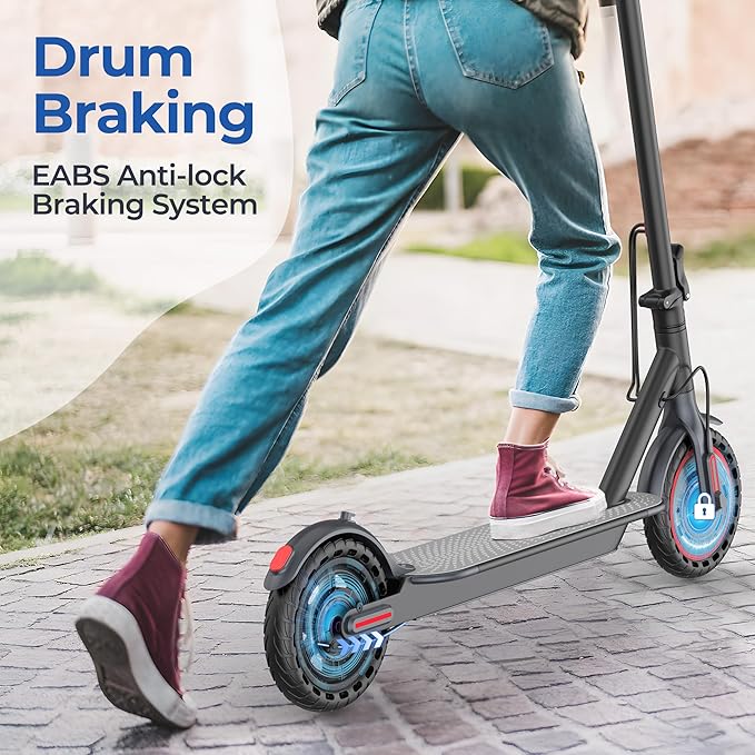 Electric Scooter, 8.5" /10" /14" Tire, 16/19/22 Mph Top Speed, 12/22/27/28/49 Miles Long Range, Folding Escooter for Adults and Teens with Dual Braking,Dual Suspension, App
