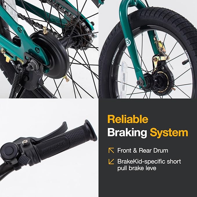 RoyalBaby Magnesium Kids Bike Lightweight Alloy Children Sport Bicycle 14/16/18 Inch Wheel for Boys Girls Ages 3+ Years