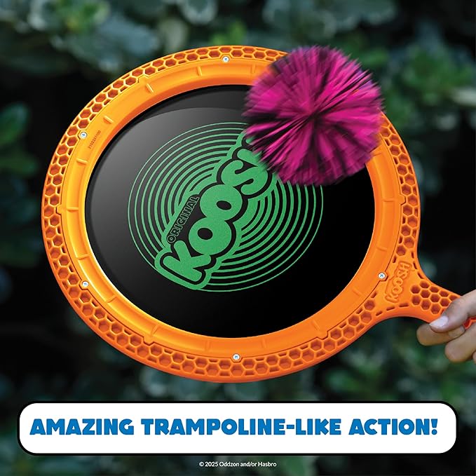 Koosh Paddle Playset – Beach Toys, Outdoor Games for Adults and Family, Outdoor Games for Kids, Fidget Toys for Kids, Ages 4+