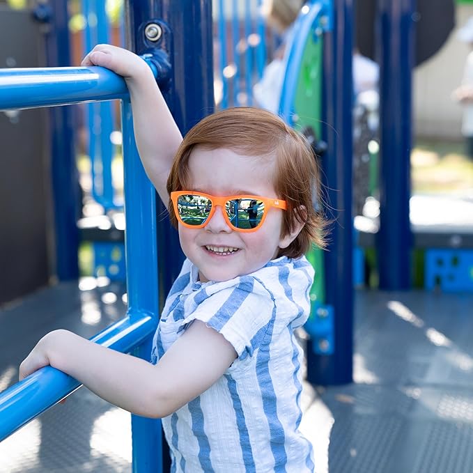 Sunnies Shades Kids Sunglasses, Toddler Sunglasses - Polarized UVA and UVB Protection, Anti-Slip Frame for kids.
