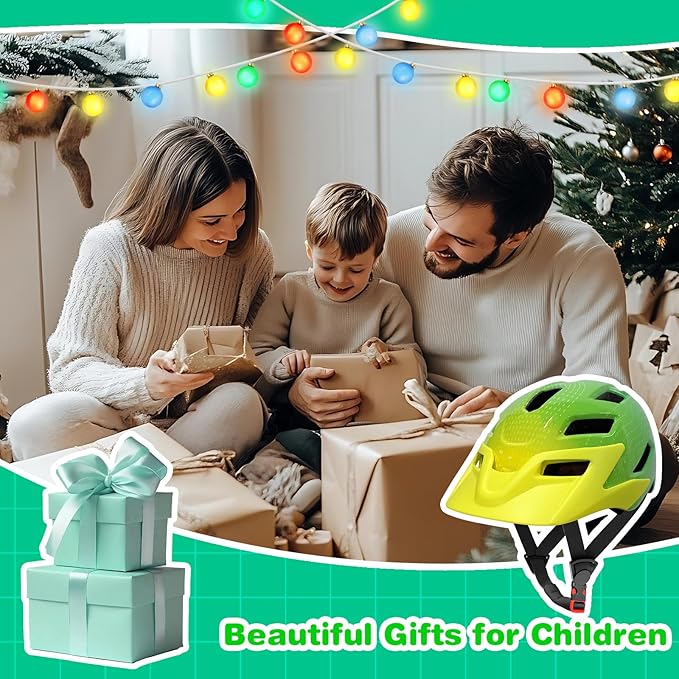 Kids Bike Helmet with LED Lights, Remote Control Turn Signals Safety Helmet Back Light for Youth Mountain Cycling Scooter Skateboarding, Adjustable and Lightweight for Boys Girls