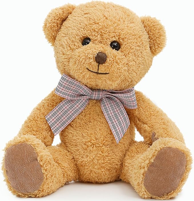 MaoGoLan 13 inch Stuffed Animals Bulk Plush Set Toys Bundle Party Favors for Kids Teens Girls - Soft Teddy Bear, Floppy Bunnies, Monkey, Panda - Baby Shower Decor Christmas Easter Gift, 5Pcs