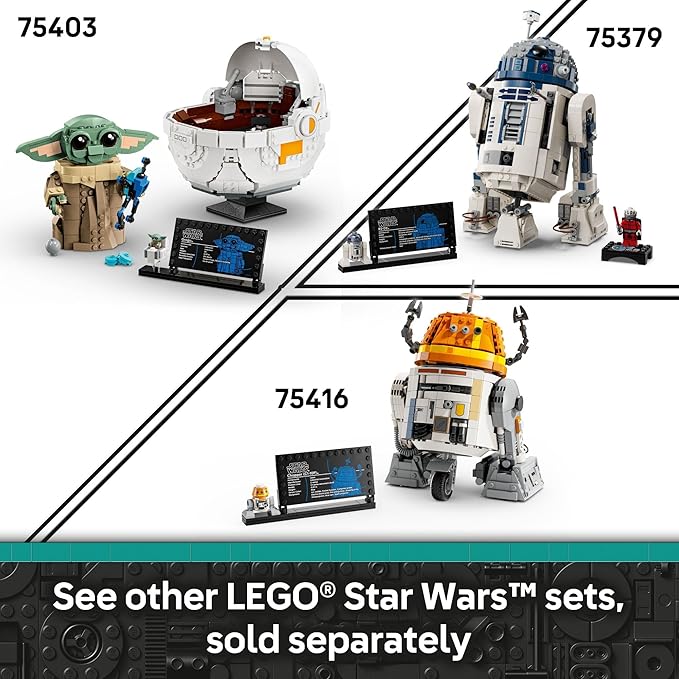 LEGO Star Wars: Ahsoka Chopper (C1-10P) Astromech Droid Set - Building Toy for Kids, Ages 10+ - Makes a Great Gift for Boys and Girls - Model Kit and Room Decor Idea for Sci-Fi Adventure Fans - 75416