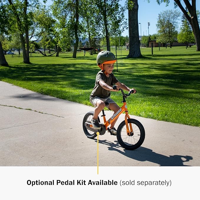 Strider 14x, Balance Bike for Kids 3 to 6 Years - Includes Custom Grips, Padded Seat, Performance Footrest & All-Purpose Tires - Easy Assembly & Adjustments