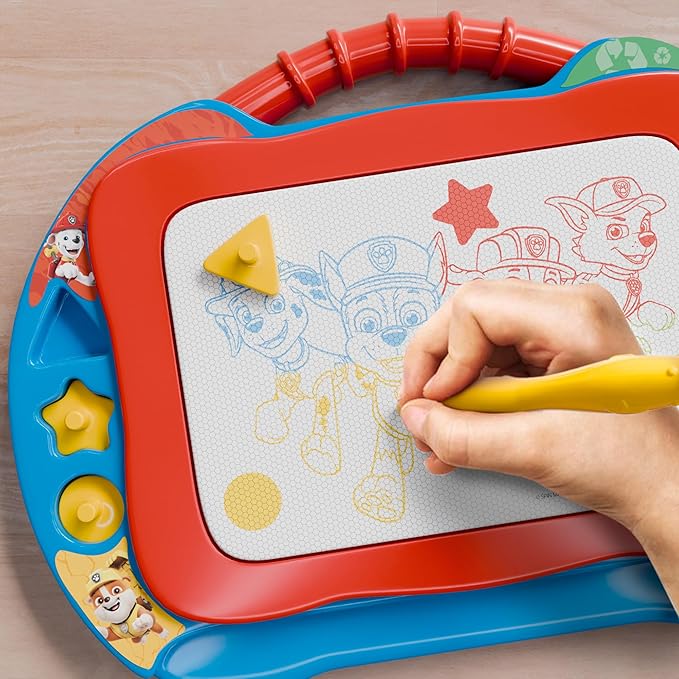 Lollipop Paw Patrol Magnetic Drawing Board - Limitless Creativity with Easy Erasing - Mess-Free Fun, Smart Storage, and Kid-Friendly Design for Creative Adventures - Blue Color