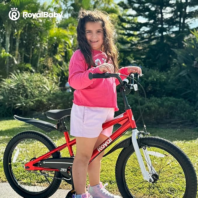 RoyalBaby Kids Bike EZ Balance to Pedal Dual Handbrake Toddlers Boys Girls Bicycle 12-20 Inch for Age 3-10 Years