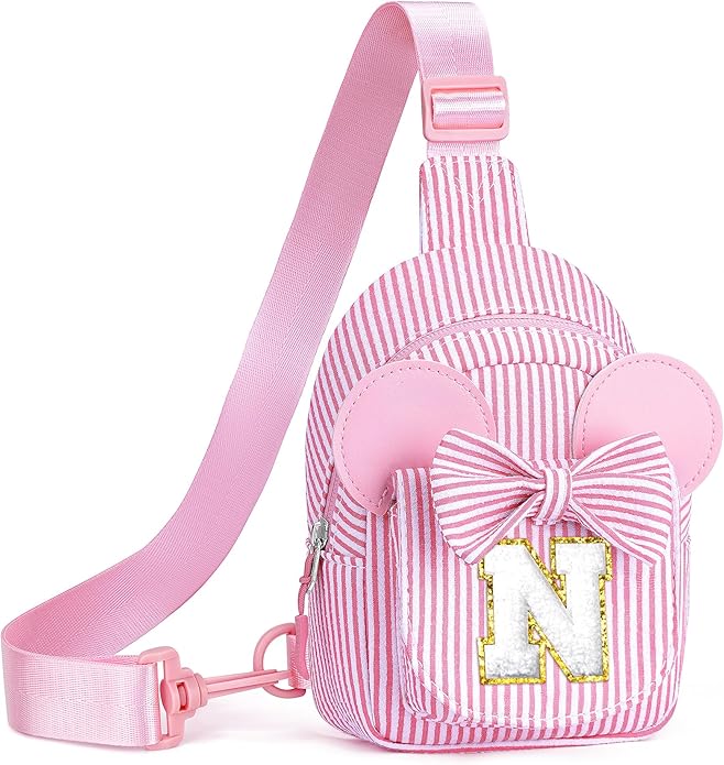 Christmas Gifts for Kids Girls - Sling Bags for Girls Kids | Initial Small Crossbody Bag Purses Girl Kid Gifts