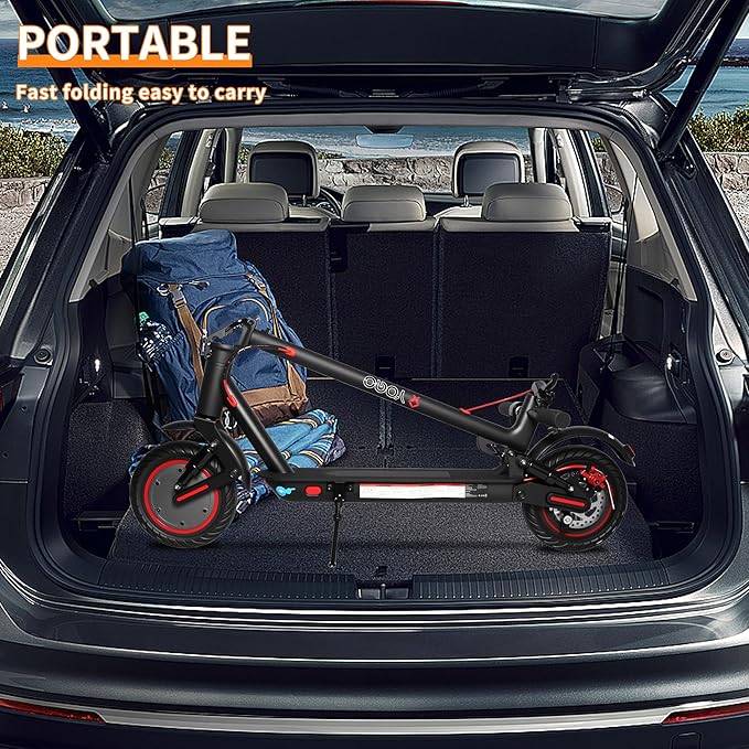 Electric Scooter Adults 16/22 Miles Long Range 8.5"/10" Tires Scooter Electric 500W Motor Brake Pad Lock Portable Foldable E Scooter for Adults Commuting