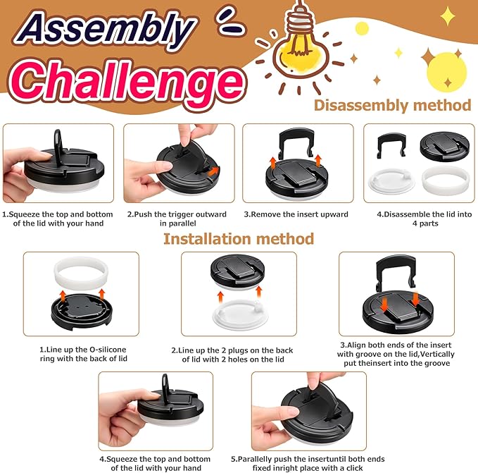 Bento Lunch Box with 8oz Soup Thermo,Kids Leakproof 4 Compartment Lunch Food Containers with Sauce Cup and Ice Pack,Kids Thermo Insulated Hot Food Jar and Lunch Bag for School,Trvael-Black