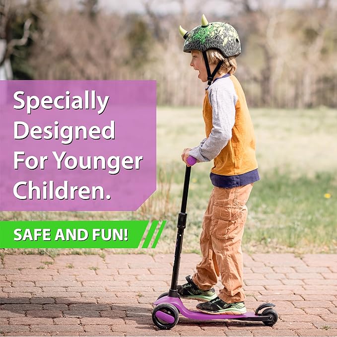 New-Bounce Scooters for Toddlers - 3 Wheel Scooter for Kids with Adjustable Handlebar - The GoScoot MAX is Perfect for Children and Toddlers, Girls and Boys Ages 3-10