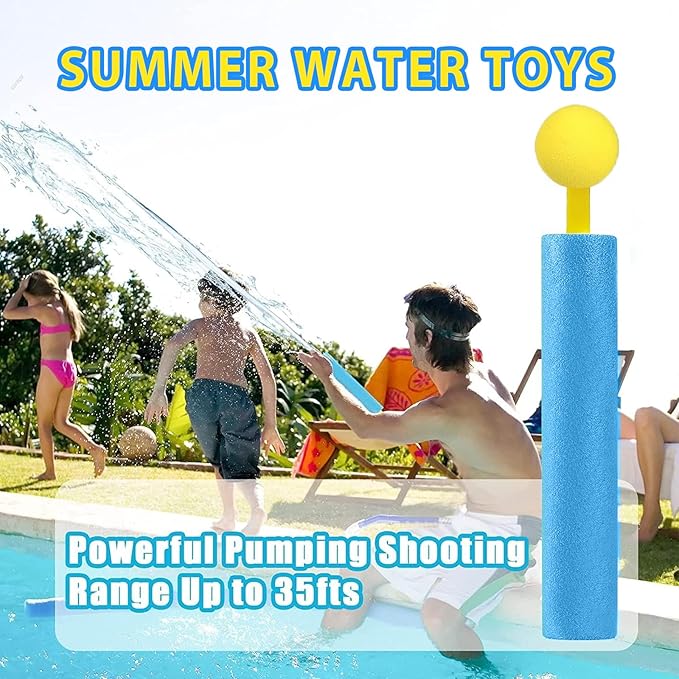 Squirt Guns,Water Gun,for Summer Water Fights, Water Parks, Water Parties, Family Fun Pools, Summer Camps, Beaches and Outdoor Activities. (8-Pack Ball Shape Water Guns)