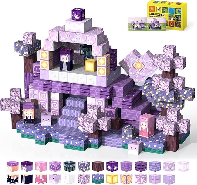 Magnetic Blocks-120PCS Ocean Quest Set，Magnetic Building Blocks Kids Toys for Ages 3 4 5 6 7 8-13 Birthday Gifts，STEM Montessori Sensory Toys for 3+ Years Old Boys & Girls