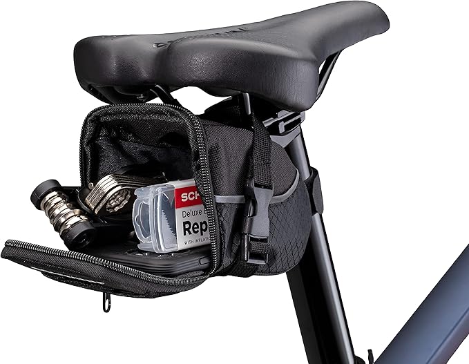 Schwinn Bike Bag, Pannier and Storage, Easy to Attach, Hold Cell Phones, Snacks, Wallet, Mounted Bicycle Accessories