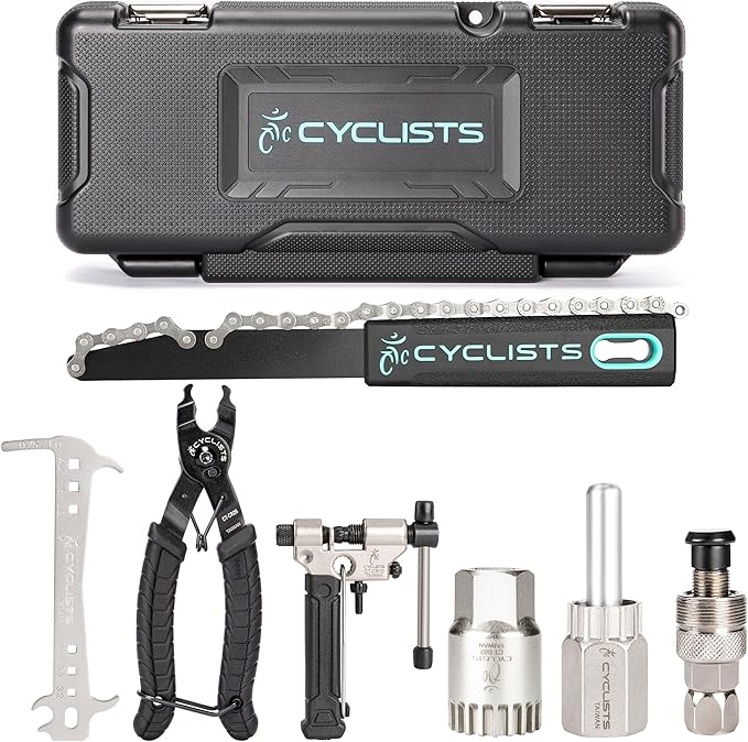 7 Piece Bike Tool Kit - Bike Tools Maintenance Repair Kit - Mountain/Road Bike Bicycle Repair Tool Kit With Storage Case