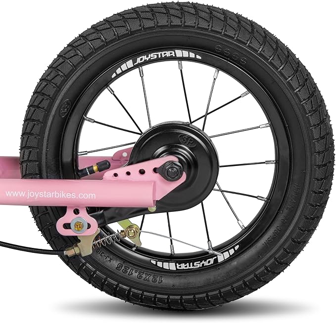 JOYSTAR Kick Scooter for Ages 5-9 Years Old Boys Girls, 12 Inch Big Wheels Scooters for Kids, Teens and Adults, Rear Brake and Adjustable Handlebar, Kids Scooter