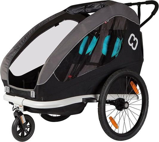 Hamax Traveller Two Seat Bike Trailer + Stroller