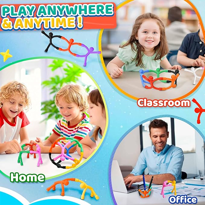 Magnetic Travel Toys for Toddlers Kids 10PCS, Airplane Car Travel Activities Essential, Fidget Toys Road Trip ‌Sensory Toy, Fidgets for Classroom Toys for 3 4 5 6 7 8 Year Old, Kids Stocking Stuffers