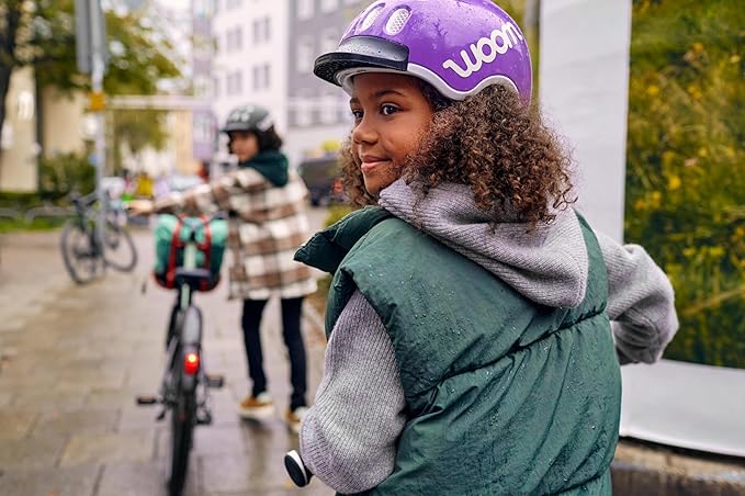 woom Kids’ Bike Helmet, Adjustable Children's Pinch-Free Helmet for Roller Skating & Scooting, Safe Bicycle & Cycling Helmet for Boys & Girls (1-14 Years Old)