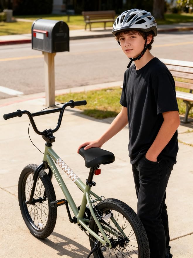 12 14 16 20 Inch Kids Bike BMX Style Bicycle with Training Wheels for 2-14 Years Old Toddlers Boys Girls Coaster Brake Multiple Colors