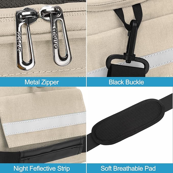 MOSISO Bike Rack Bag, Waterproof Bicycle Trunk Pannier Rear Seat Pouch Cycling Bike Carrier Backseat Storage Luggage Saddle Shoulder Bag