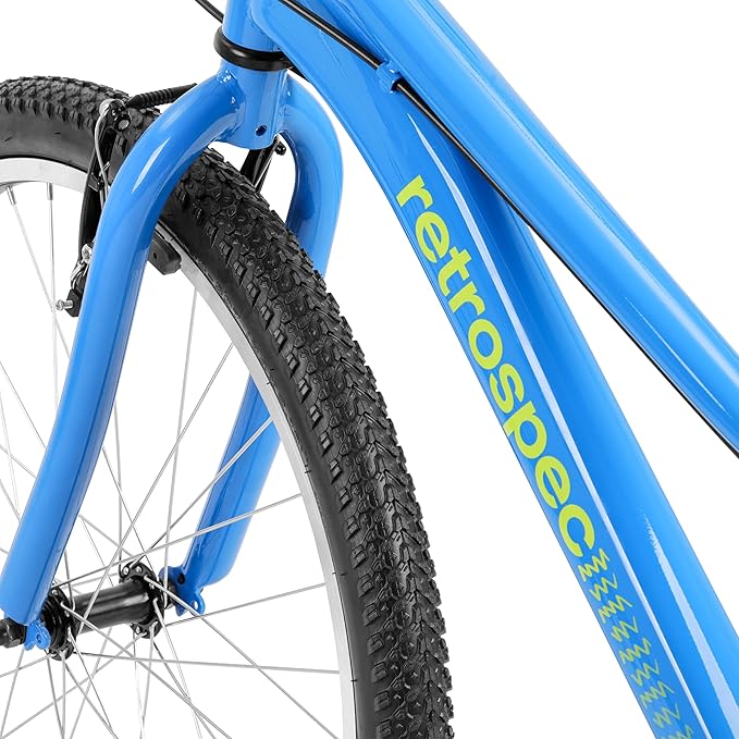 Retrospec Dart 20 & 24 Inch Kids Bike - 7-Speed Hybrid Bicycle for Ages 6-11 with 29in All-Season Tires & Shock Absorption - Adjustable Height Youth Bike with V-Brakes & Smooth Gear Shifting