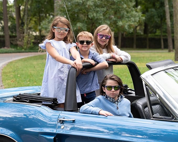Sunnies Shades Kids Sunglasses, Toddler Sunglasses - Polarized UVA and UVB Protection, Anti-Slip Frame for kids.