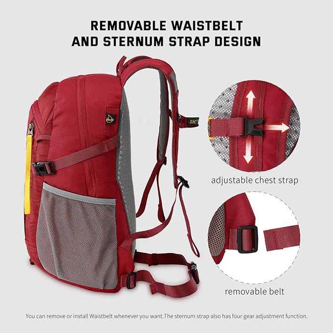 SKYSPER Small Hiking Backpack, 20L Lightweight Travel Backpacks Hiking Daypack for Women Men