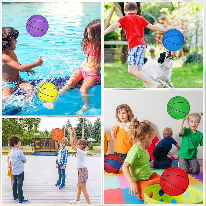 Wettarn 12 Pcs Mini Basketballs for Kids - Size 3 Colorful Rubber Basketball Bulk with Pump for Mini Hoop, Indoor Outdoor Practice, Game, Back to School Party, 7 Inch