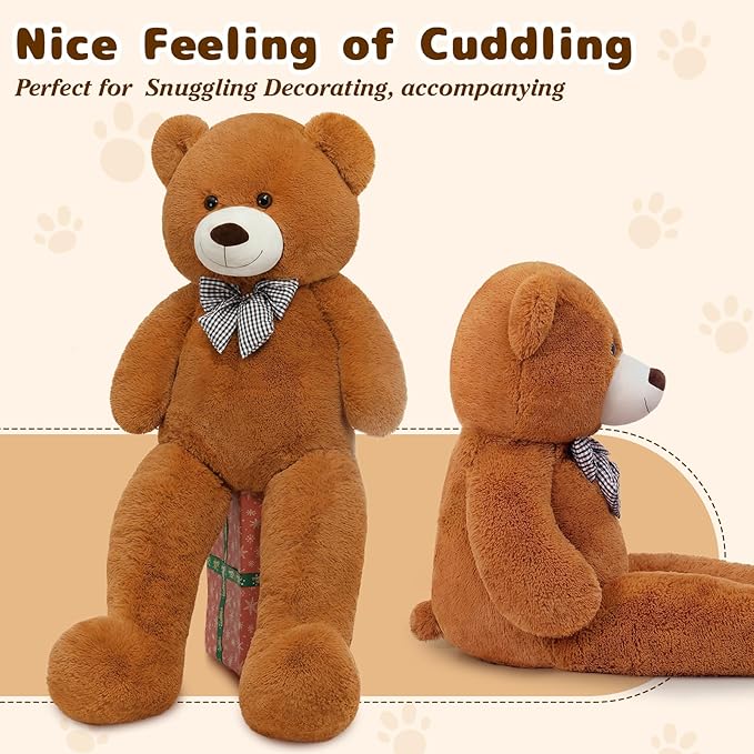 MaoGoLan Giant Extra Large Teddy Bear 55 inch Jumbo Stuffed Animals for Girlfriend Her