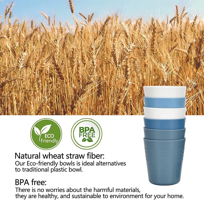 Homestockplus 8 Ounce Small Tumbler Cups,Unbreakable Drinking Cups Microwave and Dishwasher Safe BPA Free Small Reusable Cup for Water, Milk, Juice, Soda and more【Set of 8】