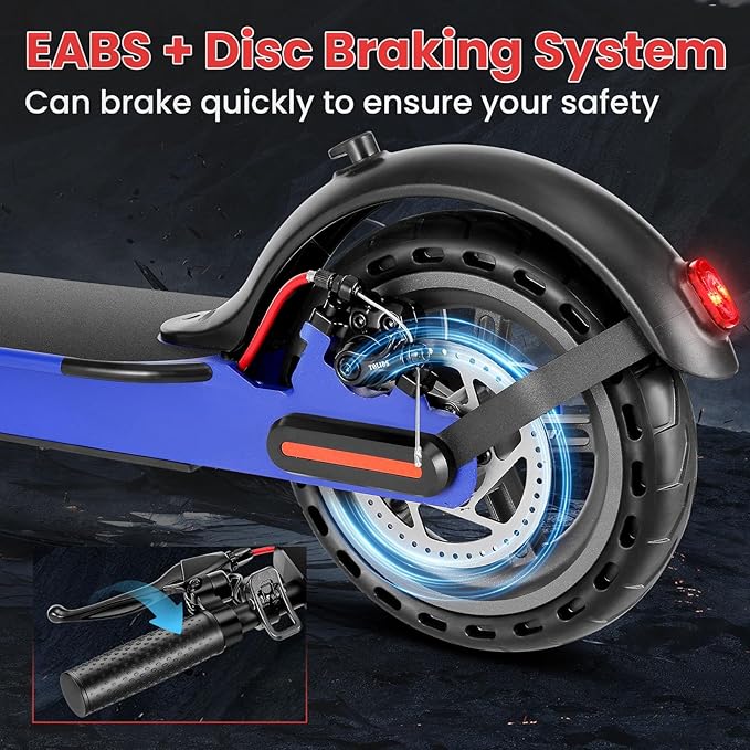 Caroma Electric Scooter,630W Peak Motor,20 MPH Max Speed & 18 Miles Long Range,8.5" Solid Tires,Dual Braking System with Cruise Control,Foldable E-Scooter with Smart APP Lock for Adults and Teens