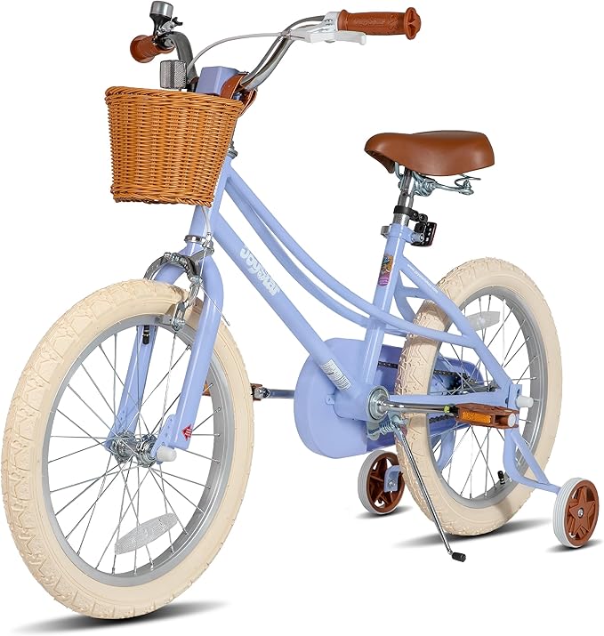 JOYSTAR Girls Bike for 2-12 Years Old Toddlers and Kids, 12" 14" 16" 18“ Retro Style Kids Bike with Training Wheels, 20 Inch Children Bicycle with Kickstand