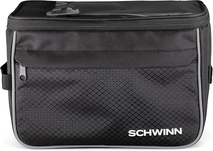 Schwinn Bike Bag, Pannier and Storage, Easy to Attach, Hold Cell Phones, Snacks, Wallet, Mounted Bicycle Accessories