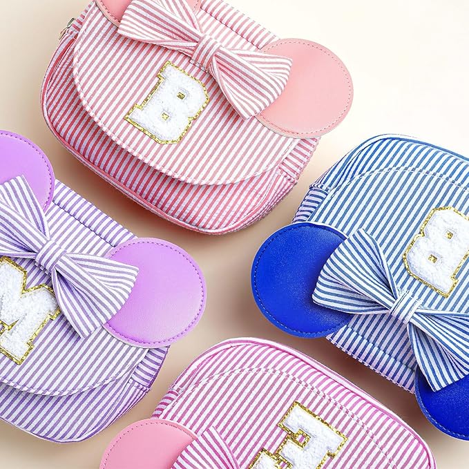 Birthday Gifts for 4 5 6 7 8 9 10 11 12 13 Year Old Girls - Personalized for Teens Kids Daughter Sister Her | Birthday Gifts for Kids | Initial Belt Bag | Bean Pink K