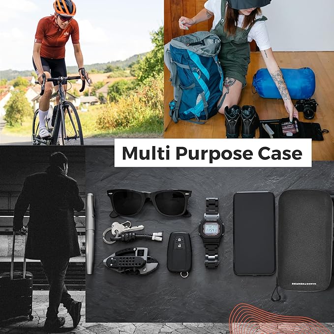 Cycling Wallet Multi-use Waterproof Phone Pouch Bike Wallet Bike Pouch Edc Pouch Organizer Bike Cellphone Waterproof Pouch Travel Wallet For Bicycle Bike Phone Pouch For Bike, black