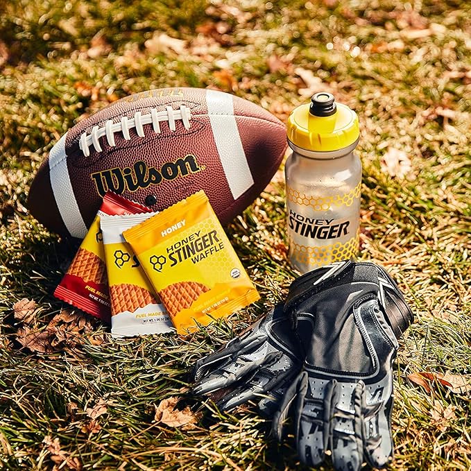 Honey Stinger Organic Mini Honey Waffles, Energy Stroopwafel for Exercise, Endurance and Performance, Sports Nutrition for Home & Gym, Pre and Post Workout, 5 Bags, 26.5 Ounce